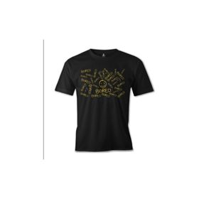 Lord T-Shirt ES-584 Siyah Sherlock Bored Erkek T-shirt