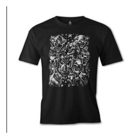 Lord T-Shirt ES-593 Siyah Clown Erkek T-shirt