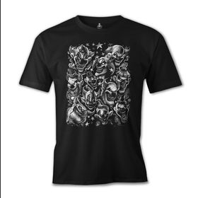 Lord T-Shirt ES-593 Siyah Clown Erkek T-shirt