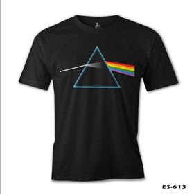 Lord T-Shirt ES-613 Siyah Pink Floyd Dark Side Of The Moon Erkek T-shirt