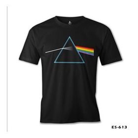 Lord T-Shirt ES-613 Siyah Pink Floyd Dark Side Of The Moon Erkek T-shirt