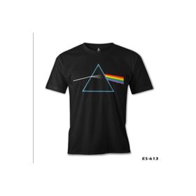 Lord T-Shirt ES-613 Siyah Pink Floyd Dark Side Of The Moon Erkek T-shirt