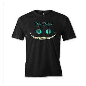 Lord T-Shirt ES-623 Siyah Alice İn Wonderland Cat Erkek T-shirt