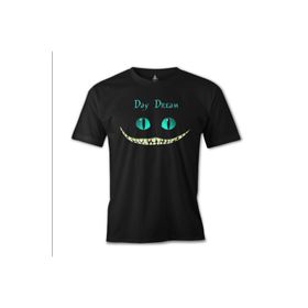 Lord T-Shirt ES-623 Siyah Alice İn Wonderland Cat Erkek T-shirt