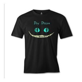 Lord T-Shirt ES-623 Siyah Alice İn Wonderland Cat Erkek T-shirt