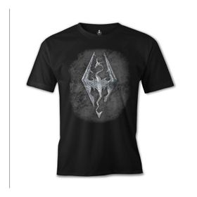 Lord T-Shirt ES-663 Siyah Skyrim Dragon Erkek T-shirt