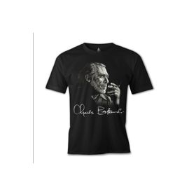 Lord T-Shirt ES-668 Siyah Charles Bukowski Erkek T-shirt