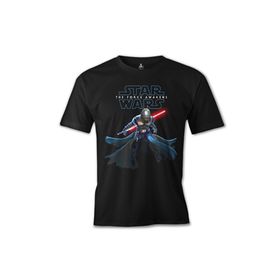 Lord T-Shirt ES-718 Siyah Star Wars The Force Awakens 5 Erkek T-shirt