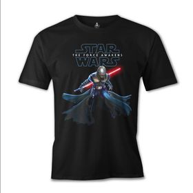Lord T-Shirt ES-718 Siyah Star Wars The Force Awakens 5 Erkek T-shirt