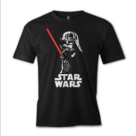 Lord T-Shirt ES-738 Siyah Darth Vader Smoking Erkek T-shirt