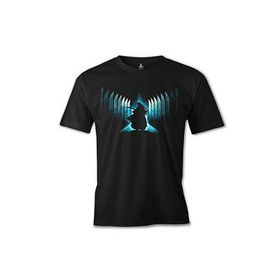 Lord T-Shirt ES-746 Siyah Bleach Byakuya Kuchiki Erkek T-shirt