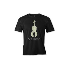 Lord T-Shirt ES-791 Siyah Sherlock Get Out Erkek T-shirt