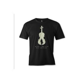 Lord T-Shirt ES-791 Siyah Sherlock Get Out Erkek T-shirt