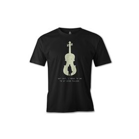Lord T-Shirt ES-791 Siyah Sherlock Get Out Erkek T-shirt