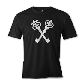 Lord T-Shirt ES-794 Siyah Woodkid Keys Erkek T-shirt