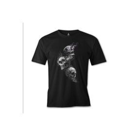 Lord T-Shirt ES-797 Siyah Smoky Heads Erkek T-shirt