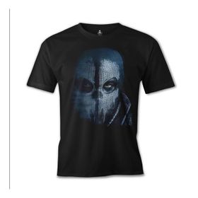 Lord T-Shirt ES-823 Siyah Call Of Duty Ghosts Mask Erkek T-shirt