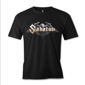 Lord T-Shirt ES-828 Siyah Sabaton Logo Erkek T-shirt