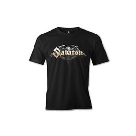 Lord T-Shirt ES-828 Siyah Sabaton Logo Erkek T-shirt