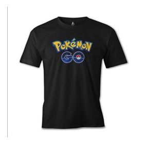 Lord T-Shirt ES-844 Siyah Pokemon Go Logo Erkek T-shirt