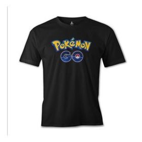 Lord T-Shirt ES-844 Siyah Pokemon Go Logo Erkek T-shirt
