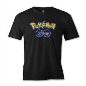 Lord T-Shirt ES-844 Siyah Pokemon Go Logo Erkek T-shirt
