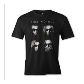 Lord T-Shirt ES-877 Alice İn Chains Group Siyah Erkek T-shirt