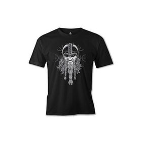 Lord T-Shirt ES-891 Siyah Tyr Vinland Erkek T-shirt