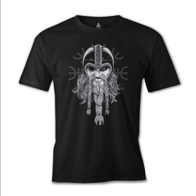 Lord T-Shirt ES-891 Siyah Tyr Vinland Erkek T-shirt