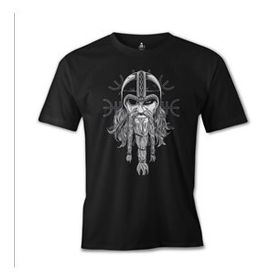 Lord T-Shirt ES-891 Siyah Tyr Vinland Erkek T-shirt