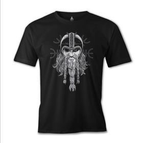 Lord T-Shirt ES-891 Siyah Tyr Vinland Erkek T-shirt