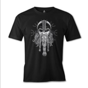 Lord T-Shirt ES-891 Siyah Tyr Vinland Erkek T-shirt