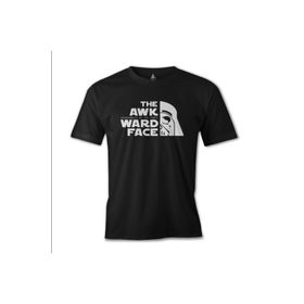 Lord T-Shirt ES-892 Siyah Star Wars Awkwardness Of The Force Erkek T-shirt