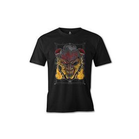 Lord T-Shirt ES-91 Siyah Slayer Fire Erkek T-shirt