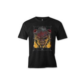 Lord T-Shirt ES-91 Siyah Slayer Fire Erkek T-shirt