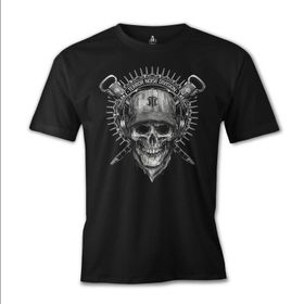 Lord T-Shirt ES-927 Siyah Terror Noise Division Erkek T-shirt
