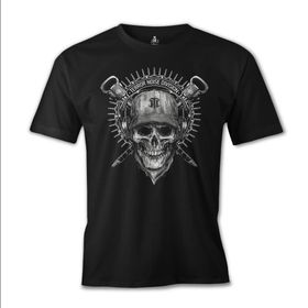 Lord T-Shirt ES-927 Siyah Terror Noise Division Erkek T-shirt