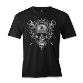 Lord T-Shirt ES-927 Siyah Terror Noise Division Erkek T-shirt
