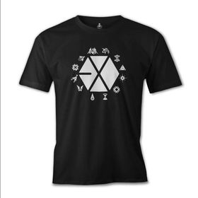 Lord T-Shirt ES-936 Siyah Exo Land Erkek T-shirt