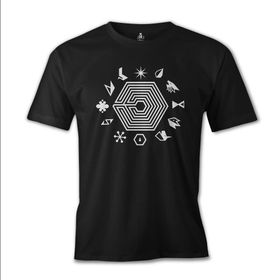 Lord T-Shirt EXO - Exoplanet Siyah Erkek T-shirt