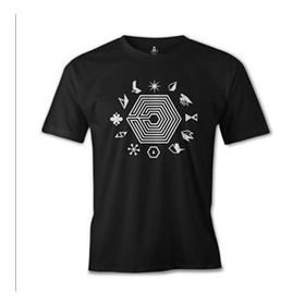 Lord T-Shirt EXO - Exoplanet Siyah Erkek T-shirt