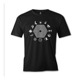 Lord T-Shirt EXO - Exoplanet Siyah Erkek T-shirt