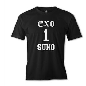 Lord T-Shirt EXO - Suho Siyah Erkek T-shirt