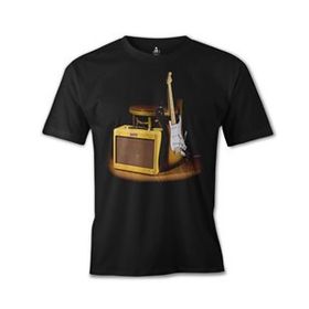 Lord T-Shirt Fender and the Rock 'n Roll Siyah Erkek T-shirt