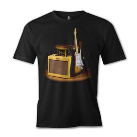 Lord T-Shirt Fender and the Rock 'n Roll Siyah Erkek T-shirt