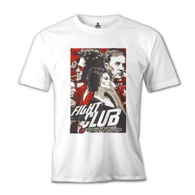 Lord T-Shirt Fight Club Beyaz Erkek T-shirt