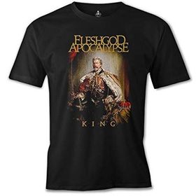 Lord T-Shirt Fleshgod Apocalypse - King Siyah Erkek T-shirt