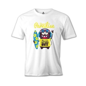 Lord T-Shirt Florida Sörf Beyaz Erkek T-Shirt