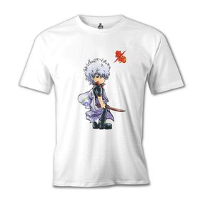 Lord T-Shirt Gintama Gintoki Beyaz Erkek T-shirt