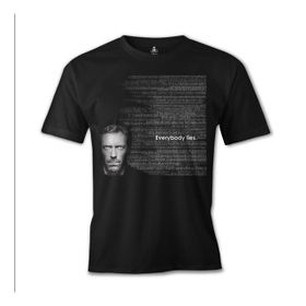 Lord T-Shirt House - Everybody Lies Siyah Erkek T-shirt